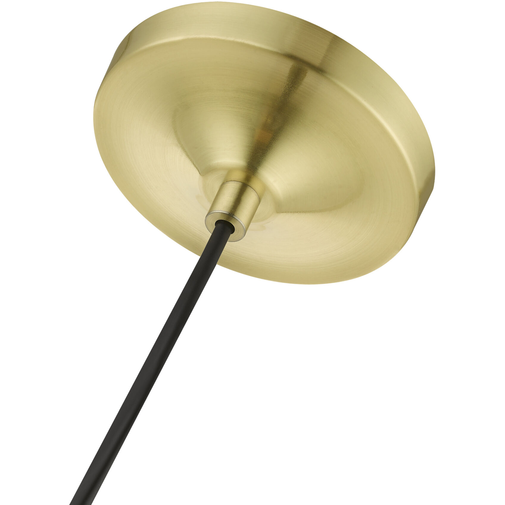 Aldrich 1 Light 8 inch Satin Brass with Polished Brass Accent Pendant Ceiling Light
