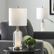 Garton 22.25 inch 60 watt Nickel Table Lamp Portable Light