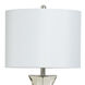 Elyse 32 inch 100.00 watt Smoke Table Lamp Portable Light