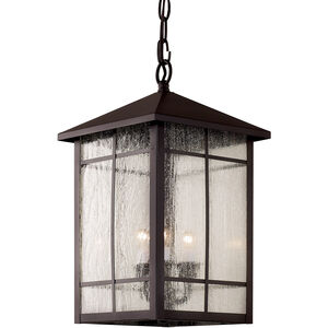 Capistrano 3 Light 9 inch Rubbed Oil Bronze Outdoor Hanging Lantern