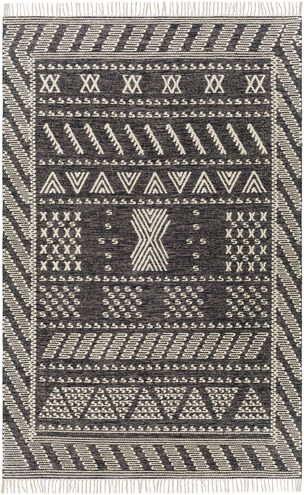 Bedouin 60 X 36 inch Black Rug in 3 x 5, Rectangle