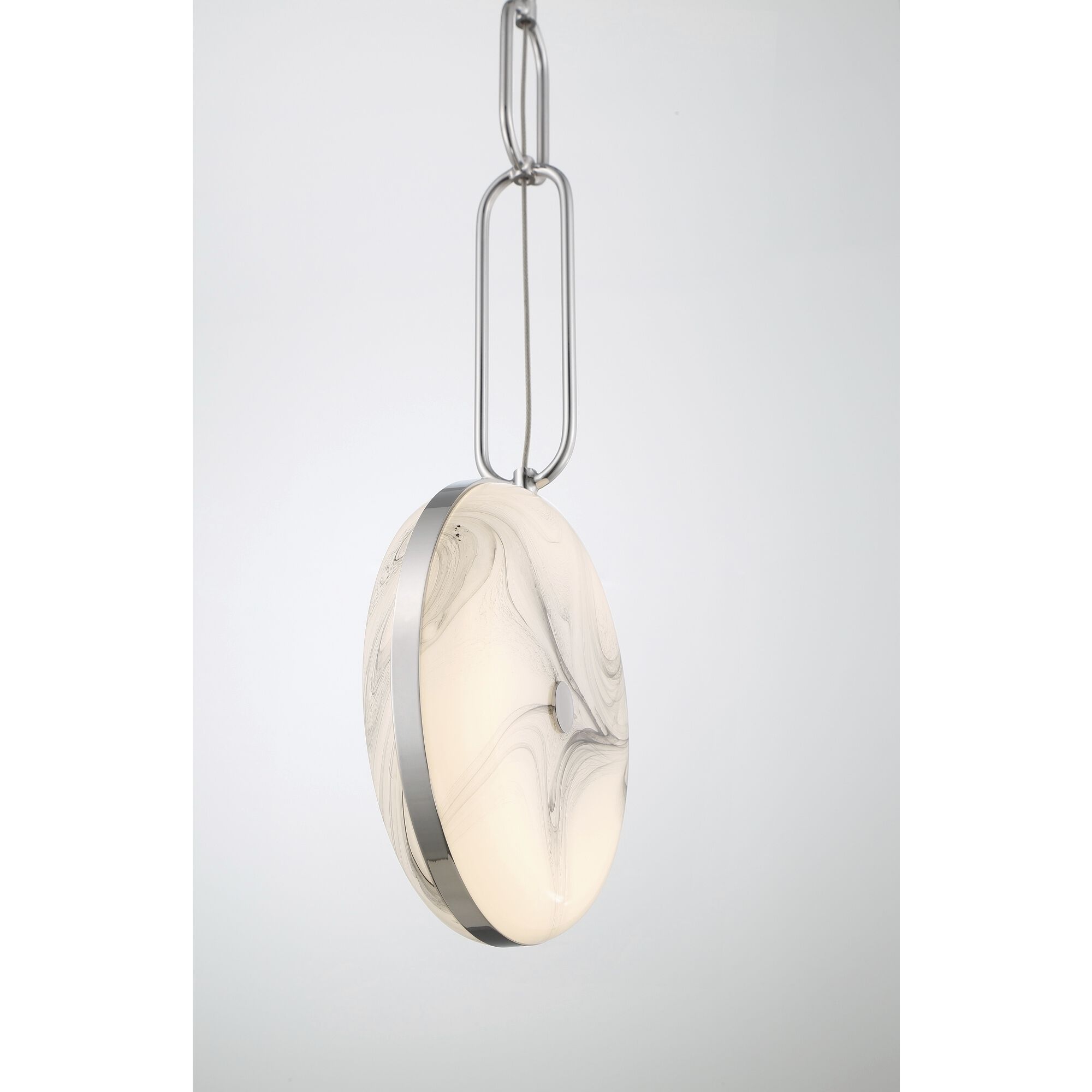 Disuco LED 7 inch Chrome Pendants Ceiling Light