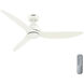 Mazzini 52 inch Matte White Outdoor Ceiling Fan