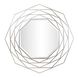 Alasia 43.5 X 43.5 inch Champagne Mirror