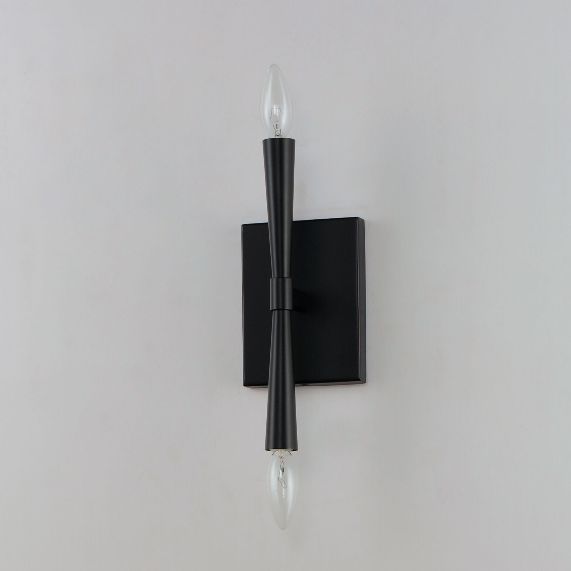 Rome 2 Light 5 inch Black ADA Wall Sconce Wall Light