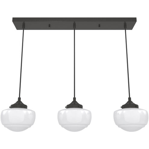 Saddle Creek 3 Light 32 inch Noble Bronze Linear Pendant Ceiling Light