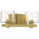 Drysdale 2 Light 14.5 inch Soft Brass Bath Vanity Wall Light