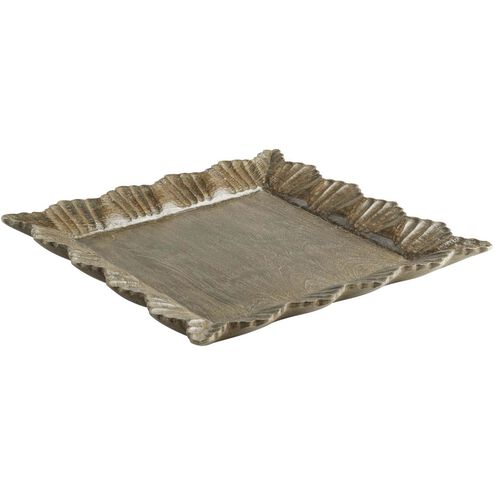 Lorenza Brown Tray, Large