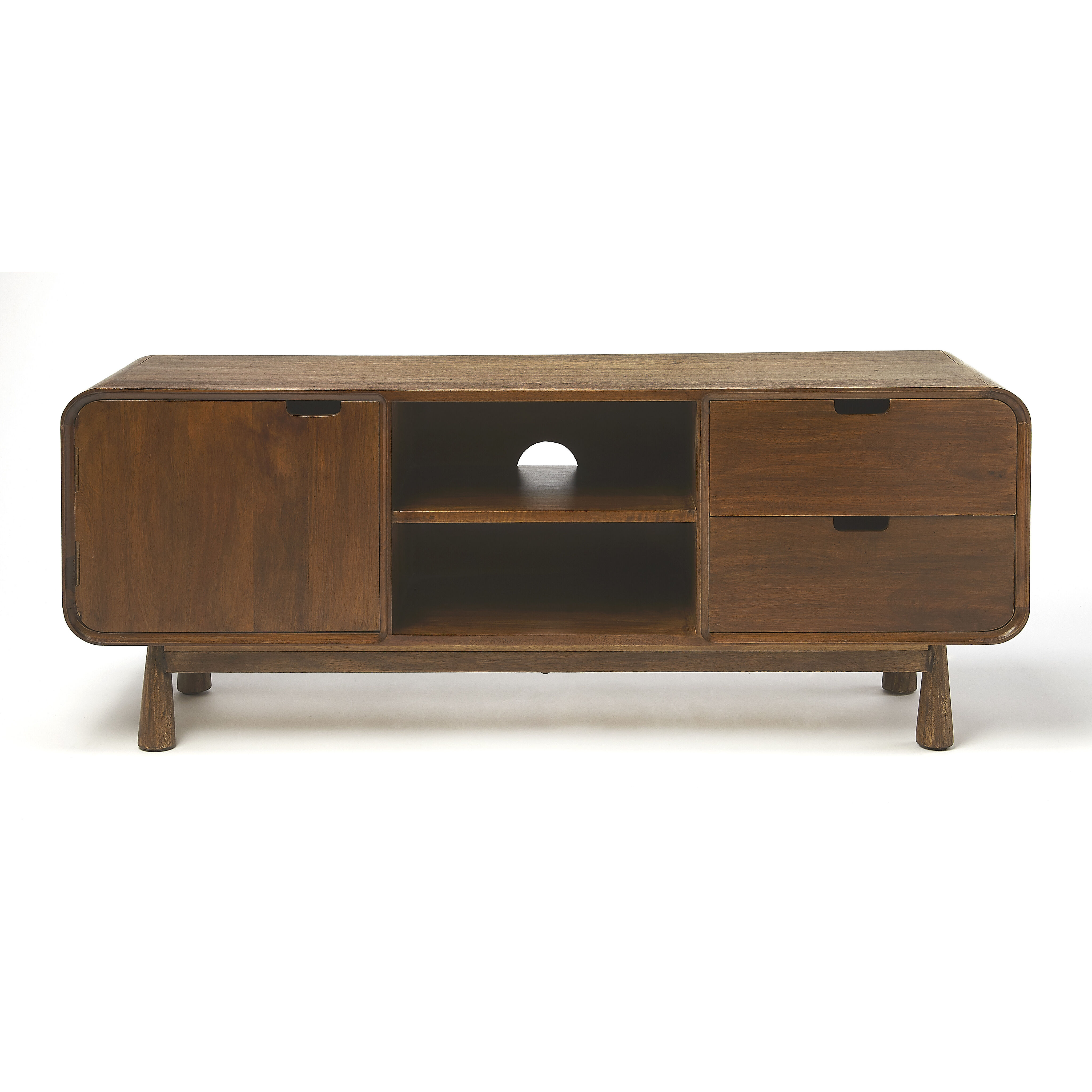 Drayton Modern Wood 50 inch Butler Loft Entertainment Center