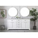 Americana 72 X 22 X 35 inch White Vanity Sink Set