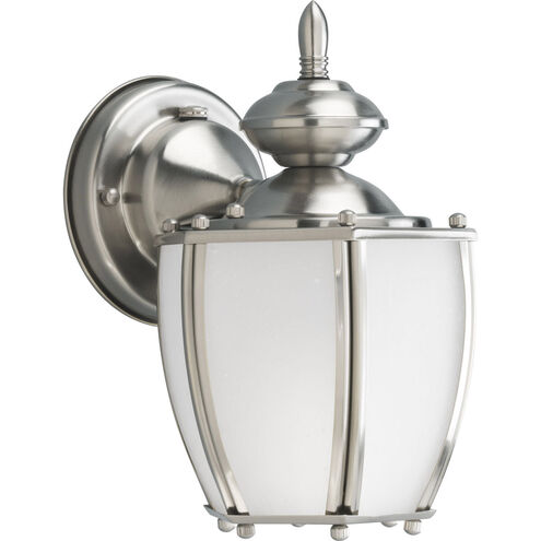 Roman Coach 1 Light 10 inch Brushed Nickel Outdoor Wall Lantern in Energy Star Rated