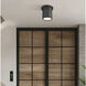 Bentley LED 8 inch Matte Black Flush Mount Ceiling Light