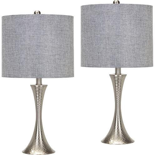 Aegina 24 inch 100 watt Pewter Table Lamp Portable Light