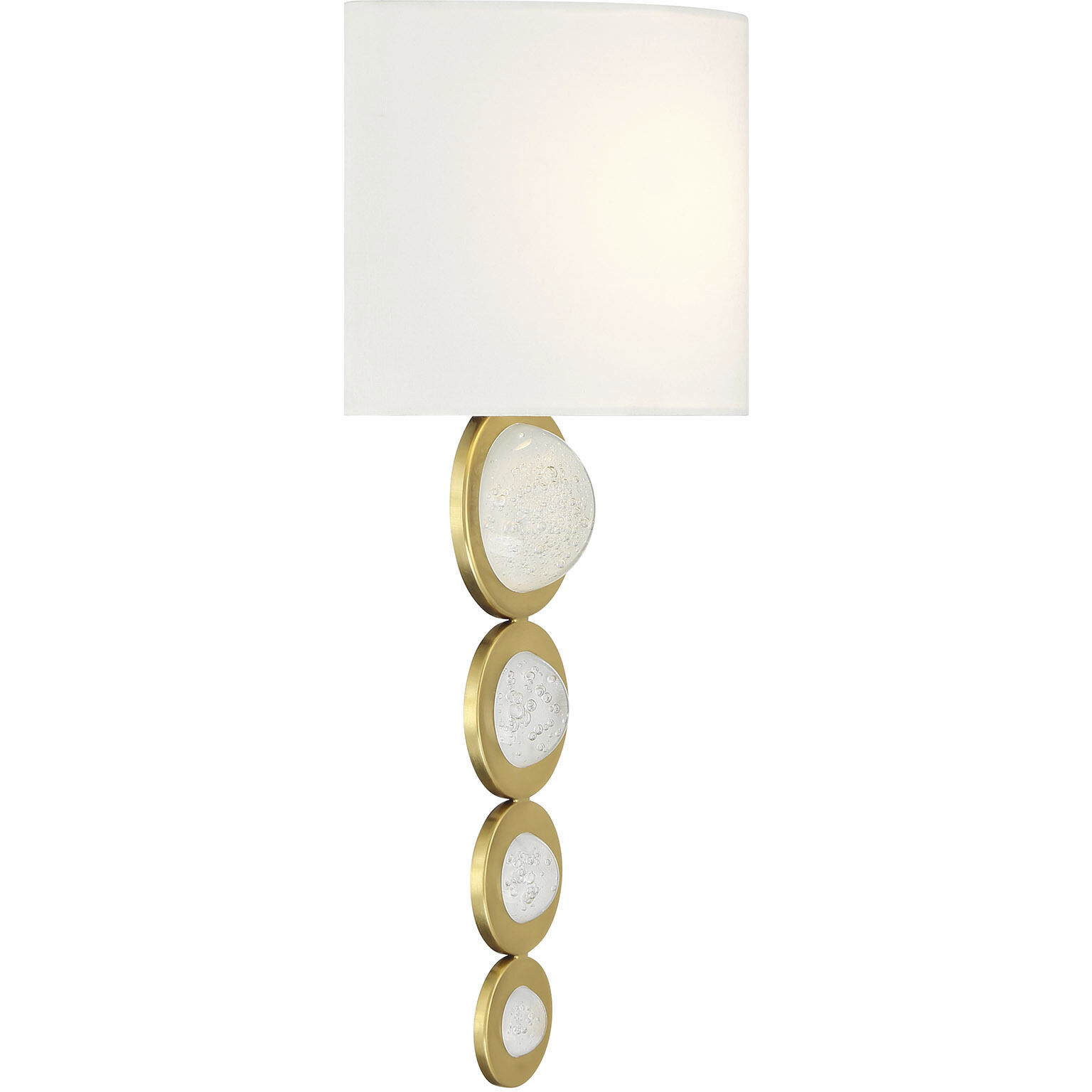 Marseille Wall Sconce Wall Light in Warm Brass