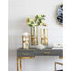 Halloway 13.2 X 5.9 inch Candleholder in Gold