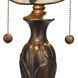 Evelyn 23 inch 75.00 watt Antique Bronze Table Lamp Portable Light 