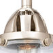 Nouveau 2 Colton 1 Light 6 inch Polished Nickel Sconce Wall Light