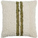Dagny 18 X 18 inch Ash/Off-White/Moss Brown Accent Pillow