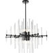 Sienna 8 Light 31 inch Black Pendant Ceiling Light