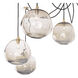 Molten Spider 6 Light 48 inch Natural Brass Chandelier Ceiling Light, Large