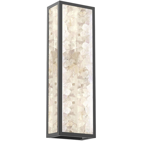 Great Outdoors Salt Creek LED 32 inch Coal Outdoor Wall Sconce
