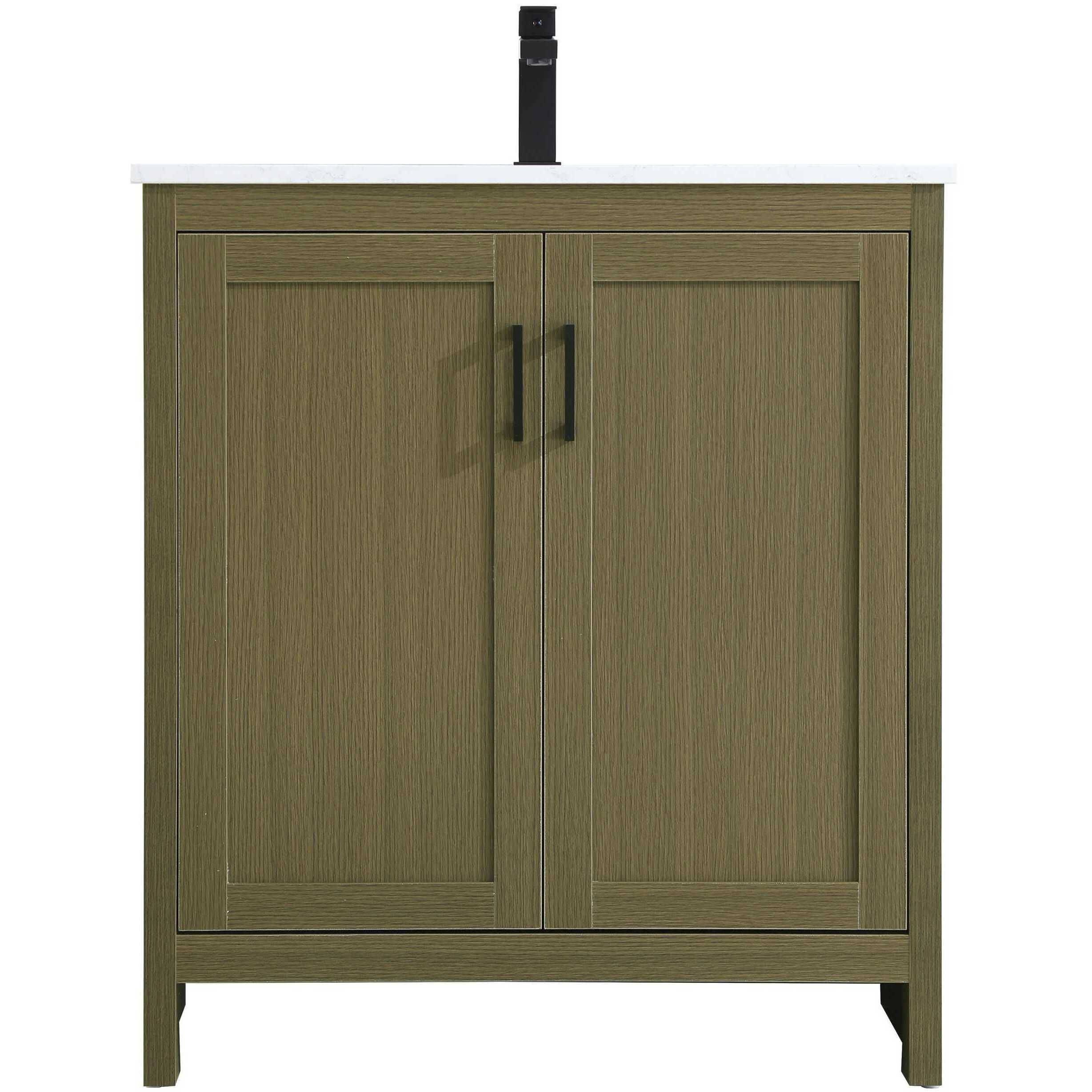 Finnley 30 X 34 inch Chestnut Brown Bathroom Vanity Cabinet