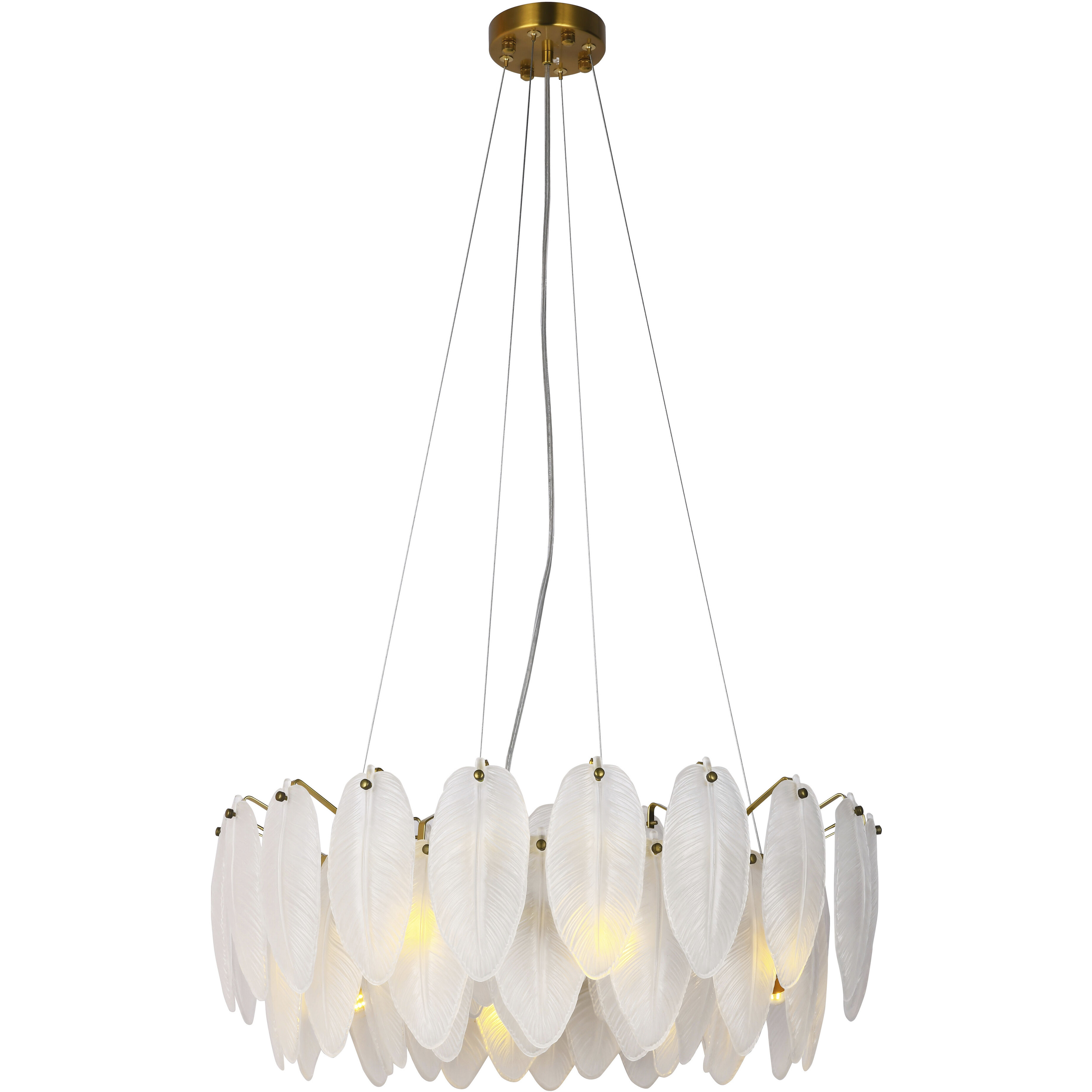 Canada 16 Light 23.6 inch Brass Chandelier Ceiling Light