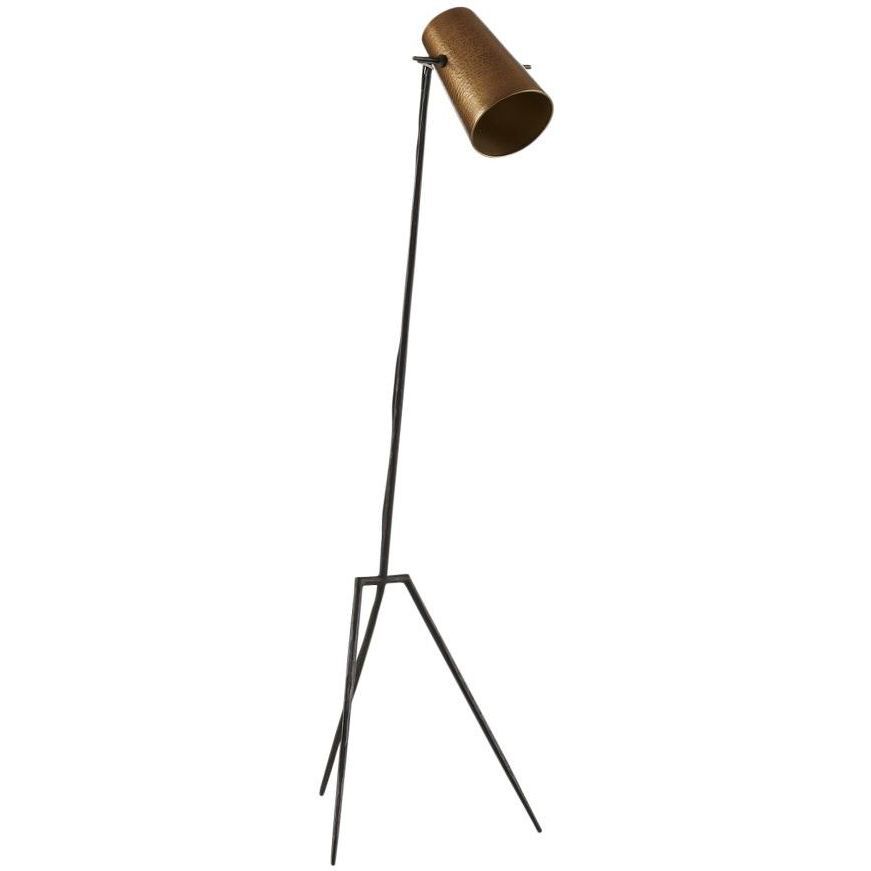 Draper 60.00 watt Blackened Floor Lamp Portable Light