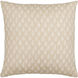 Diggi 20 X 20 inch Tan/Ivory Accent Pillow