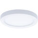 Round LED 5.25 inch White Flush Mount Ceiling Light in 3000K
