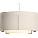 Exos 1 Light 16.1 inch Natural Iron Pendant Ceiling Light in Natural Anna/Flax, Small