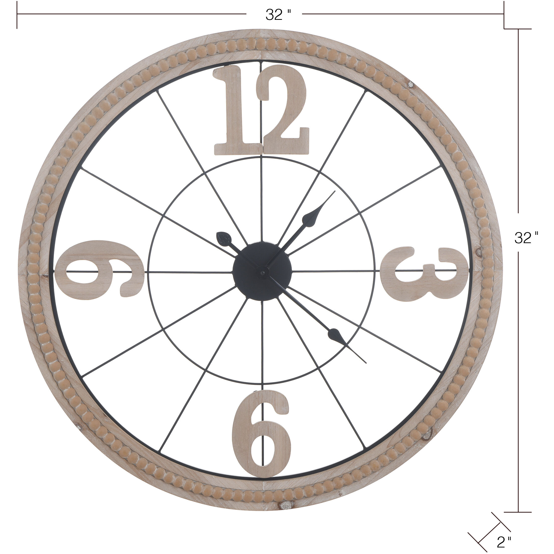 Cameron 31.5 X 31.5 inch Wall Clock