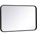 Evermore 30 X 18 inch Black Mirror