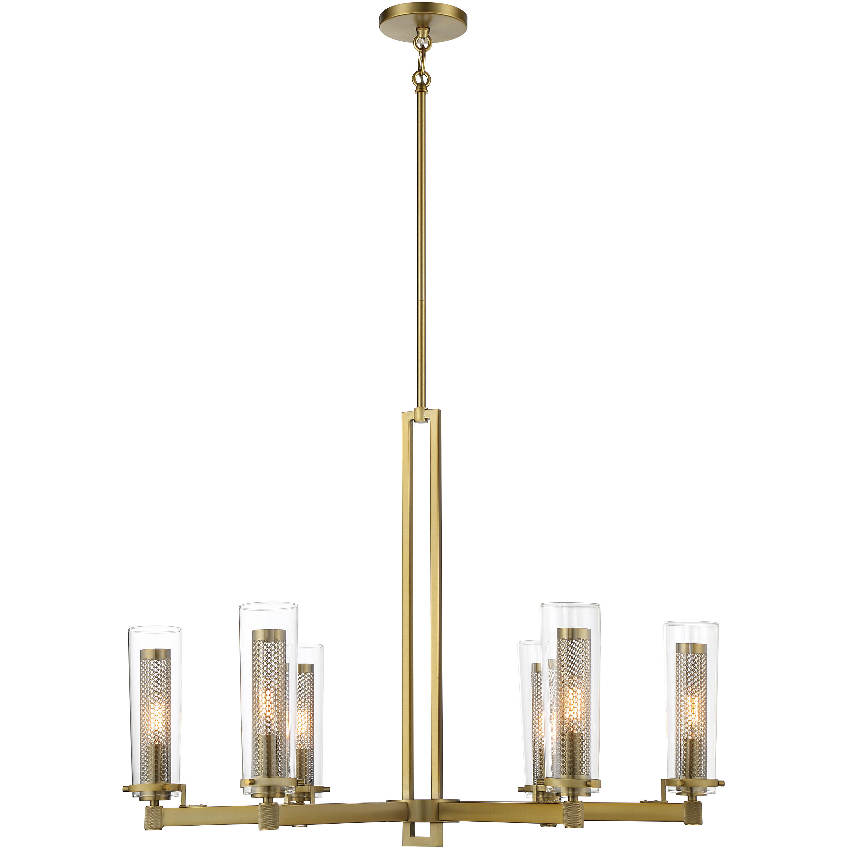 Emmerham 6 Light 32 inch Soft Brass Chandelier Ceiling Light