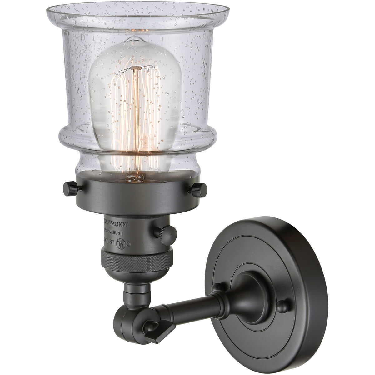 Franklin Restoration Small Canton LED 6.5 inch Oil Rubbed Bronze Sconce Wall Light, Franklin Restoration