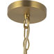 Alora Mood Faye 3 Light 17.75 inch Brushed Gold Chandelier Ceiling Light in Smoked Glass