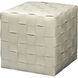 Ottoman 18 inch Cream Ottoman