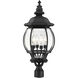 Frontenac 4 Light 11.50 inch Post Light & Accessory