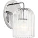 Eisele 1 Light 5 inch Chrome Sconce Wall Light, Small