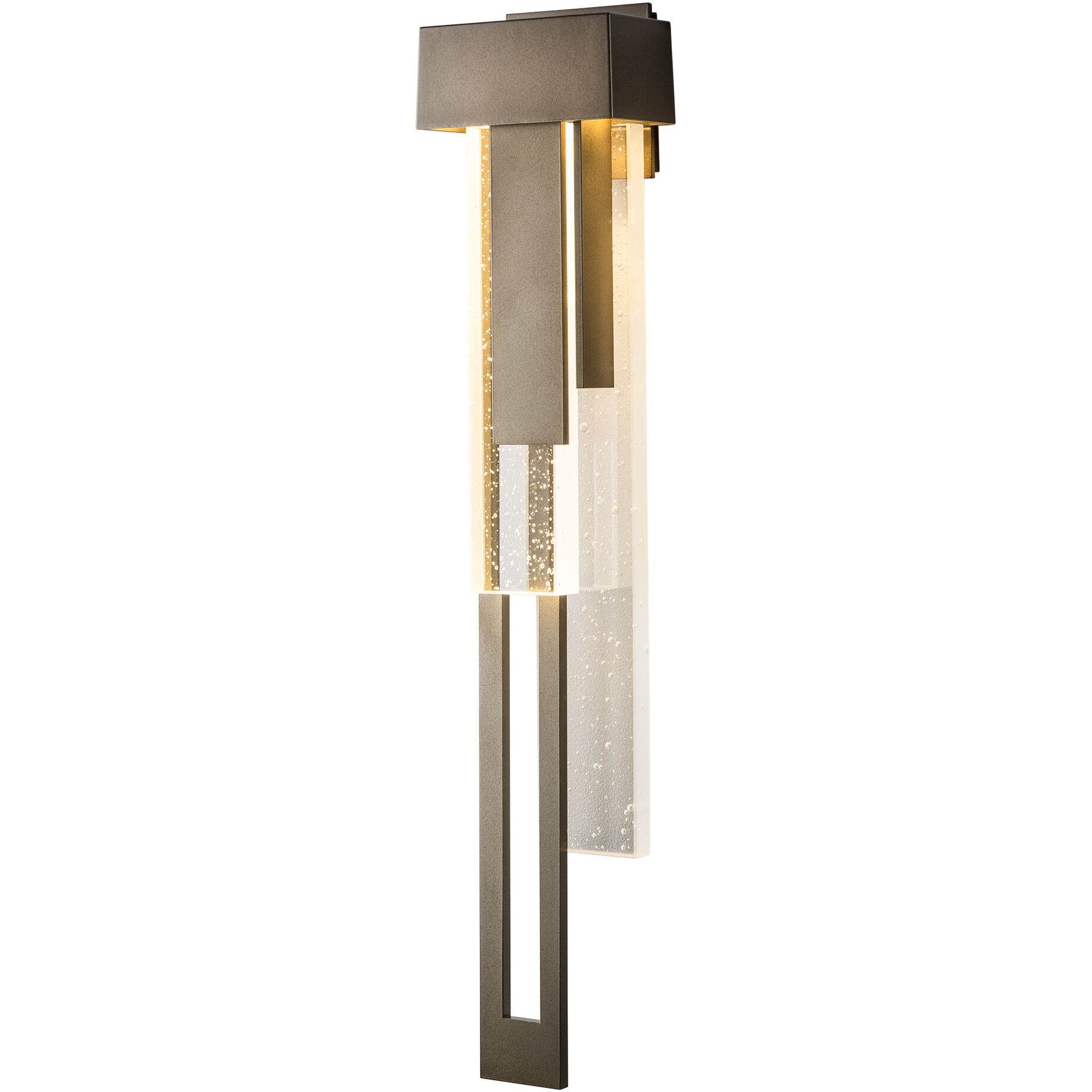 Rainfall LED 30.2 inch Coastal Dark Smoke Outdoor Sconce, Large