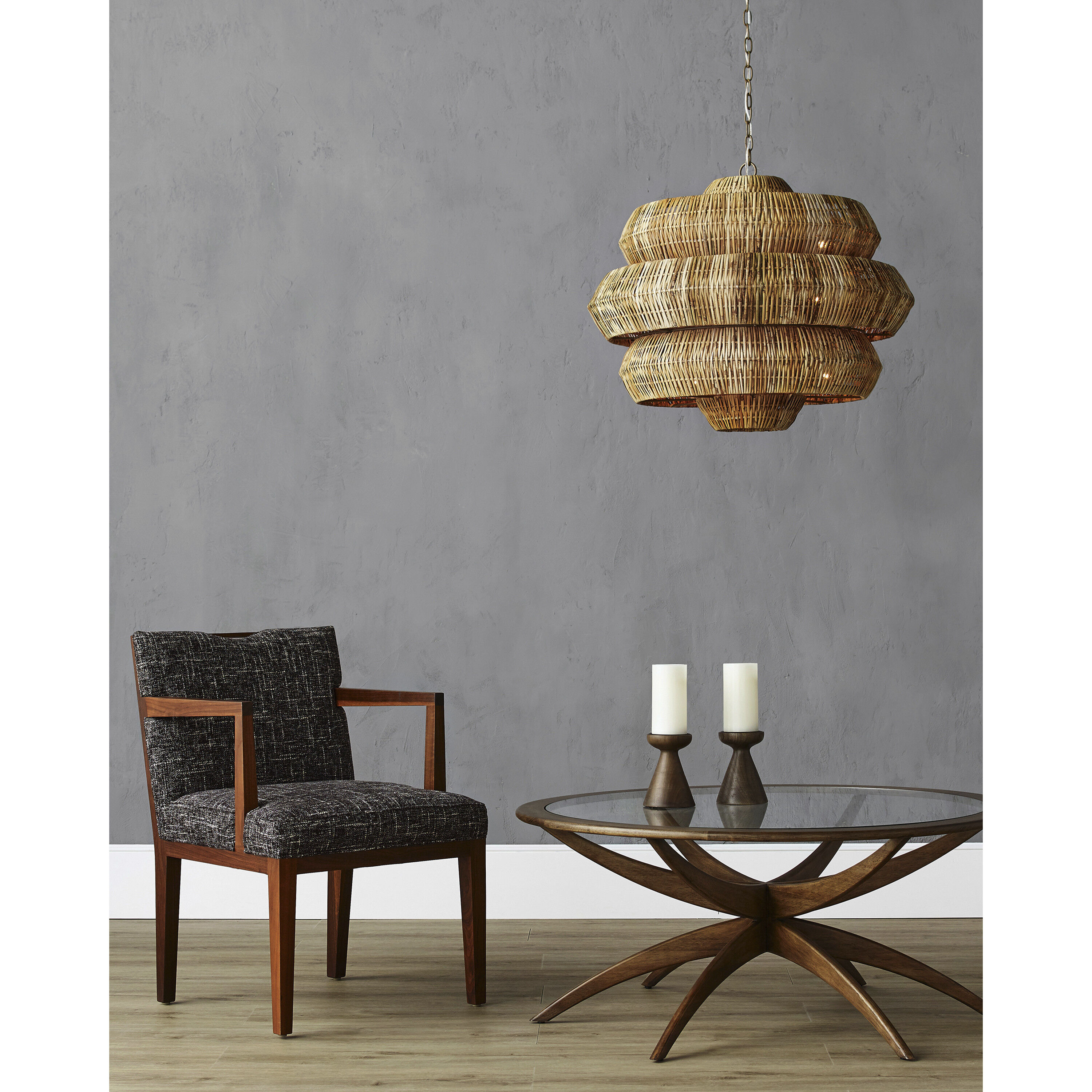 Antibes 9 Light 30 inch Khaki/Natural Chandelier Ceiling Light