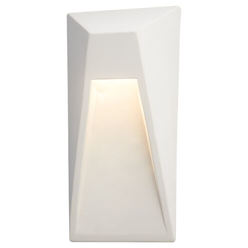 Ambiance LED 8.5 inch Gloss White ADA Wall Sconce Wall Light, Vertice