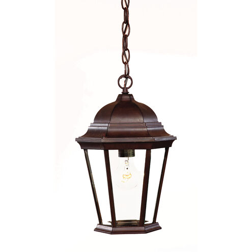 Richmond 1 Light 10 inch Burled Walnut Exterior Hanging Lantern