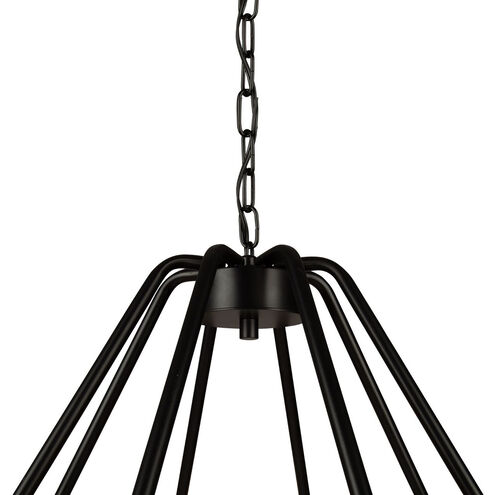 Perris LED 32 inch Black Chandelier Ceiling Light