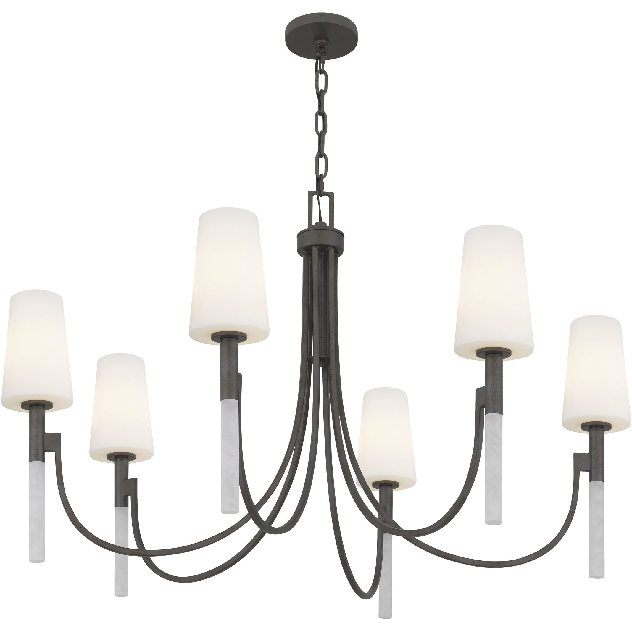 Eloura 6 Light 40 inch Iron Gate Chandelier Ceiling Light