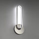 Charmed LED 7 inch Brushed Nickel Bath Vanity & Wall Light, dweLED