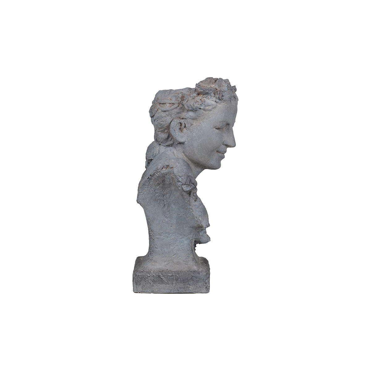 Serene Garden Goddess Gray Outdoor Planter