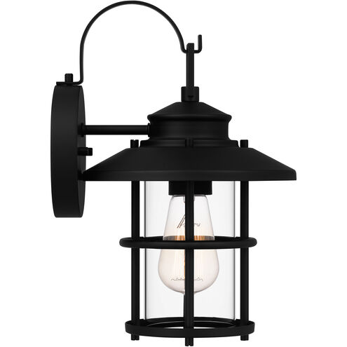 Lombard 1 Light 13 inch Matte Black Outdoor Wall Lantern