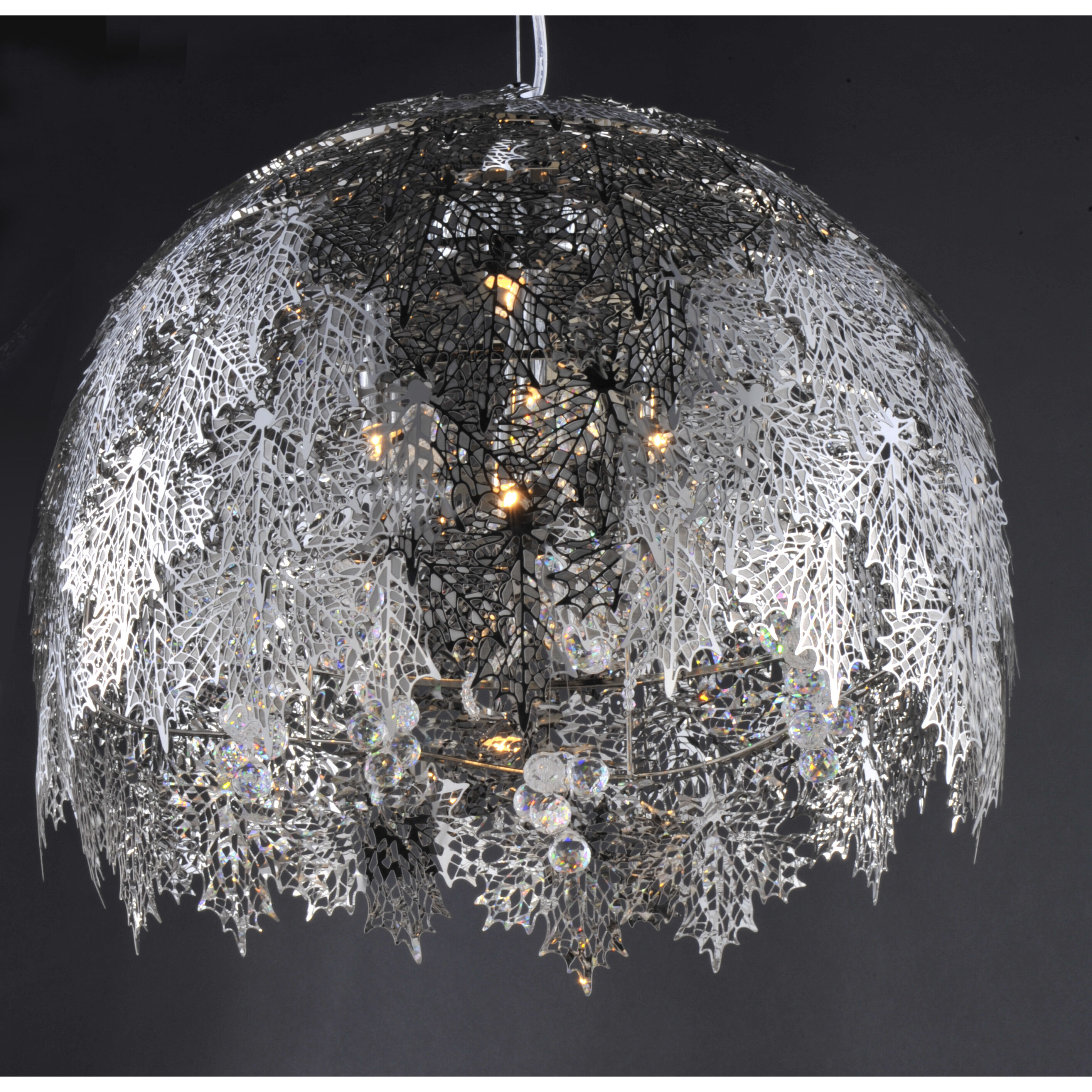 Vineyard 5 Light 20 inch Polished Chrome Single Pendant Ceiling Light