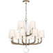 Emilea 12 Light 33.5 inch Etruscan Gold Chandelier Ceiling Light in Etruscan Gold Cast